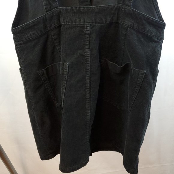 NWT Zara Black Snap Front Corduroy Jumper/Skirt-All Medium - Picture 10 of 15